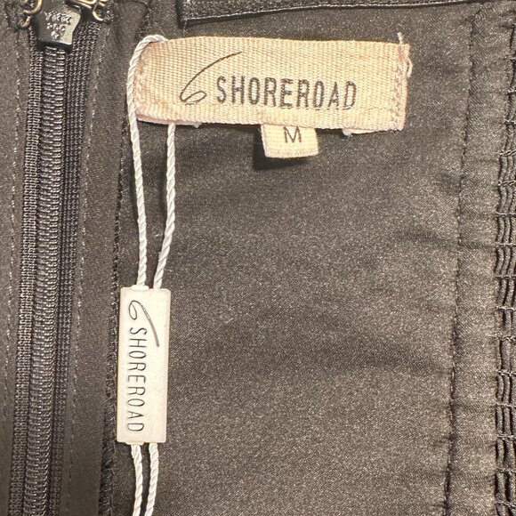 6 SHORE ROAD BLACK STRAPLESS JUMPSUIT MEDIUM - Picture 5 of 7